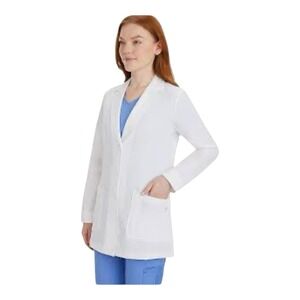 Healing Hands Purple Label Faith Notched Collar Lab Coat Size XS‎